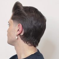 Mullet con sfumatura laterale, vista di profilo